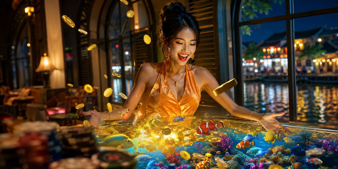 Khung cảnh giải trí cá cược tại Hội An